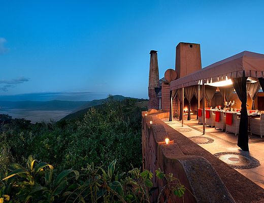 &Beyond Ngorongoro Crater Lodge | Impala Tours
