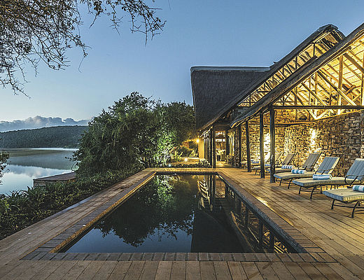 Kariega River Lodge Pool | Impala Tours